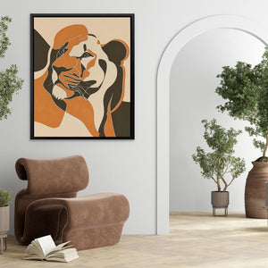 Humble Lioness - Luxury Wall Art