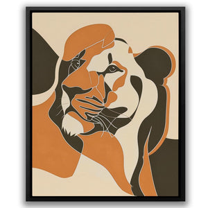 Humble Lioness - Luxury Wall Art