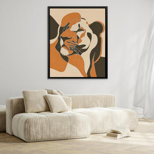 Humble Lioness - Luxury Wall Art