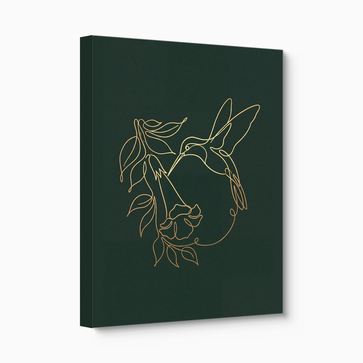 Hummingbird Bloom Line - Luxury Wall Art