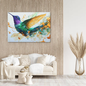 Hummingbird Dance - Luxury Wall Art