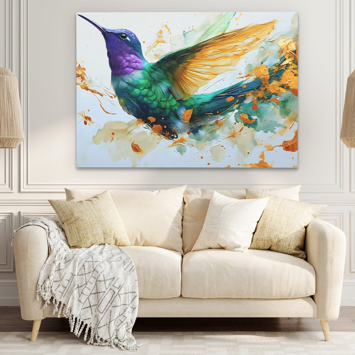 Hummingbird Dance - Luxury Wall Art