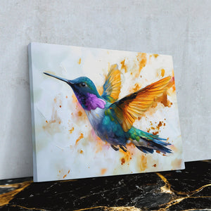 Hummingbird Fluttering - Luxury Wall Art