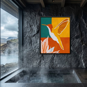 Hummingbird Ochre Hover — Hummingbird Ochre Hover Sauna Dark Port 212