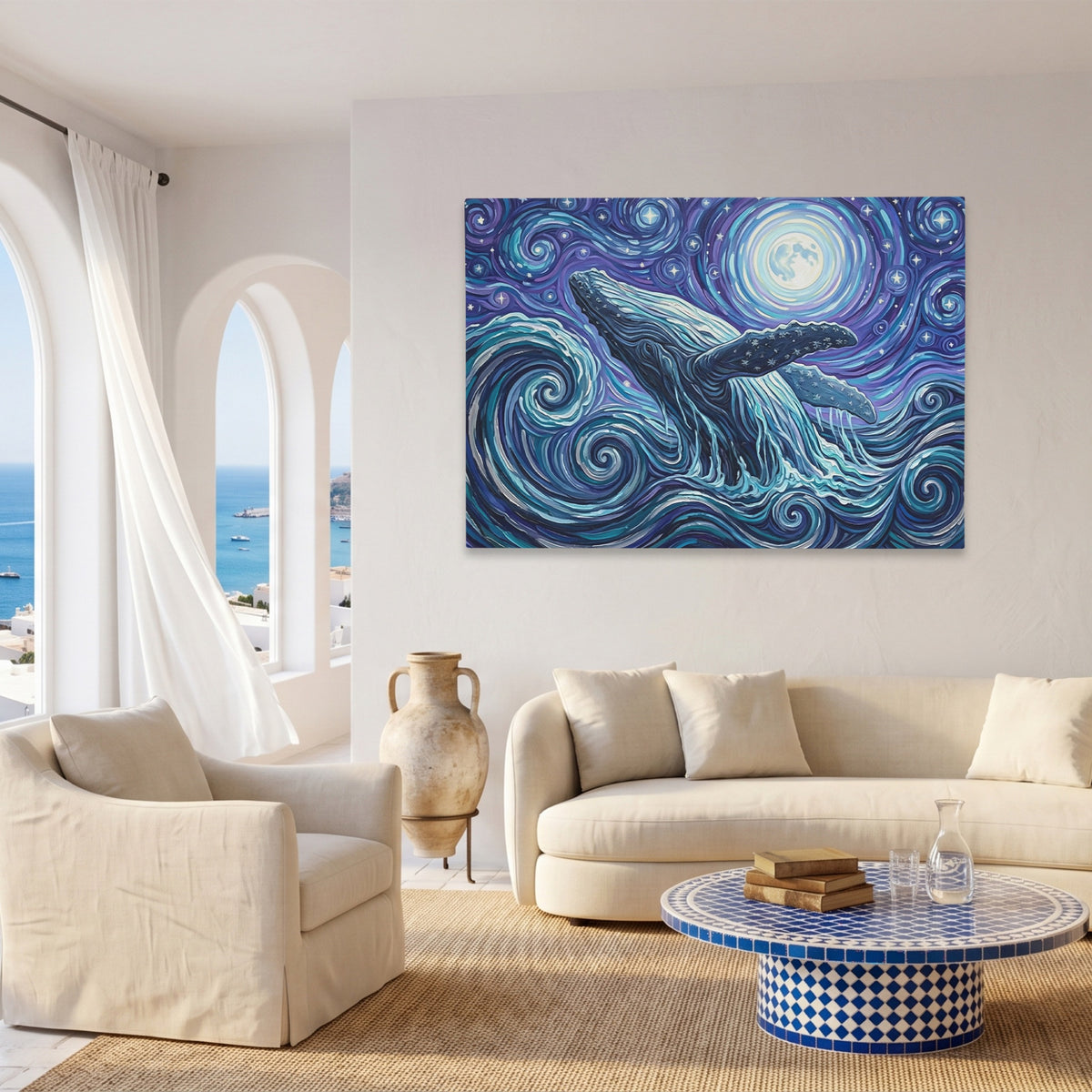 Humpback Celestial Dance — Humpback Celestial Dance Coast Living Room Land 114