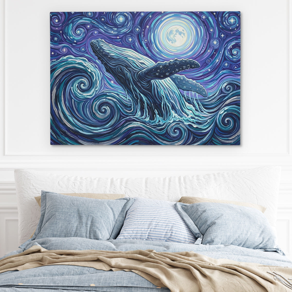 Humpback Celestial Dance — Humpback Celestial Dance Light Blue Bed 202