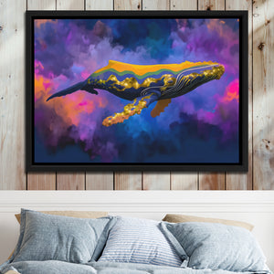 Humpback Whale Nocturne — Humpback Whale Nocturne Bed 2 Wood Panel 62