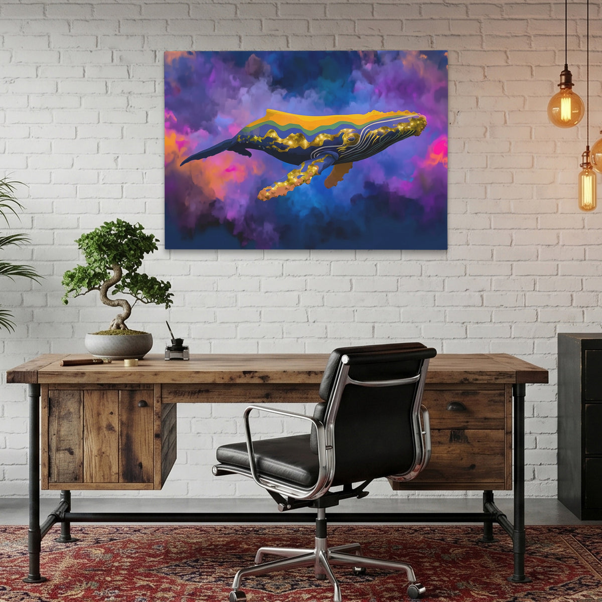Humpback Whale Nocturne — Humpback Whale Nocturne Bonsai Office Land 94