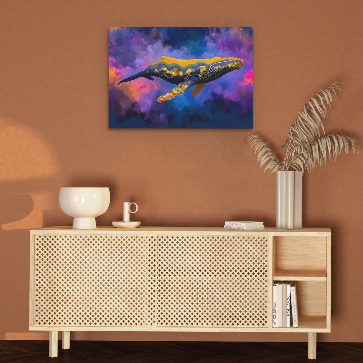 Humpback Whale Nocturne — Humpback Whale Nocturne Brown Wall 110