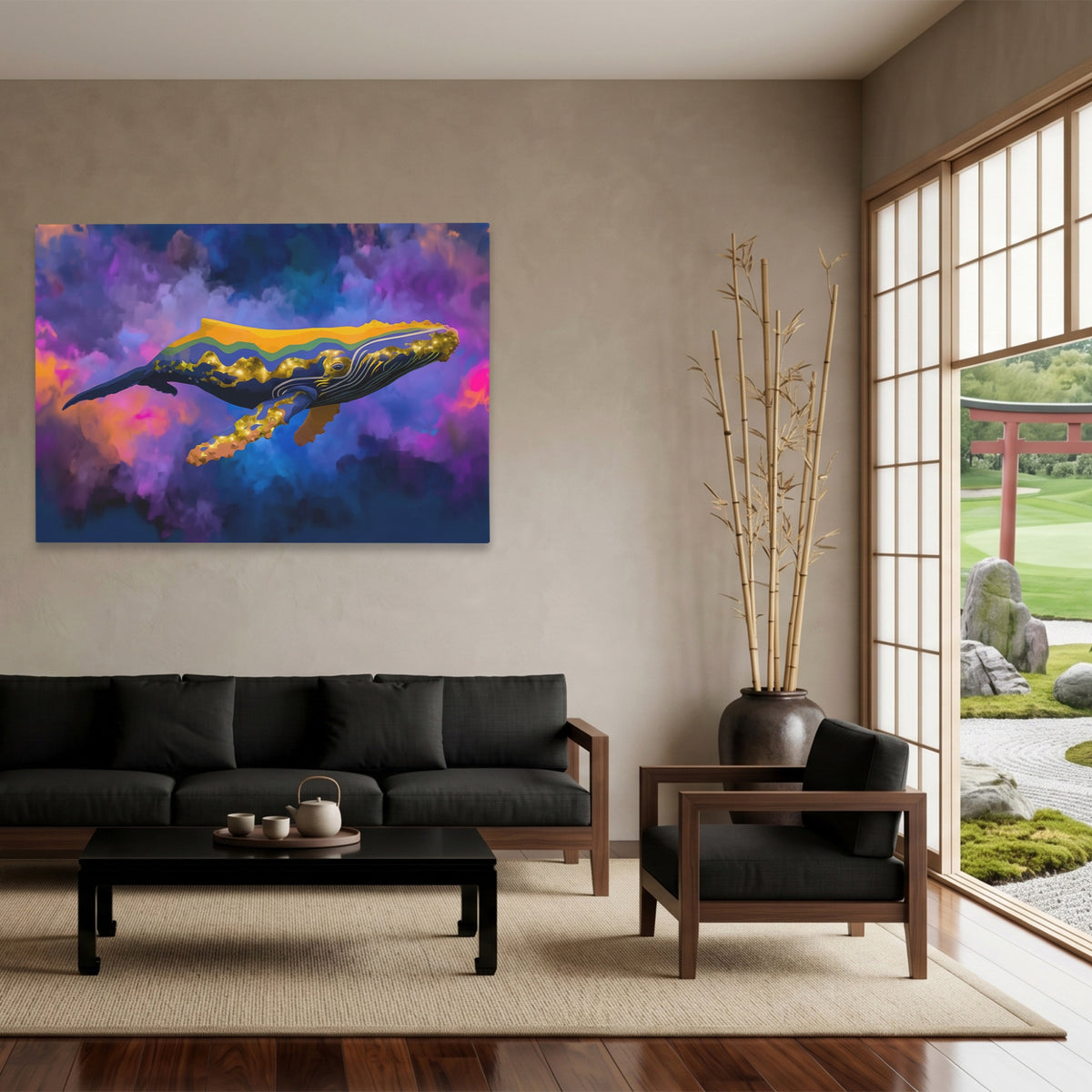Humpback Whale Nocturne — Humpback Whale Nocturne Japanese Garden Land 158