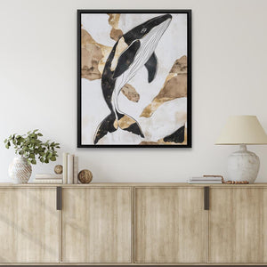 Humpback Whale Splash - Luxury Wall Art