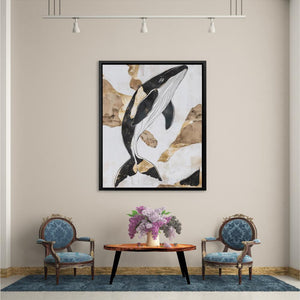 Humpback Whale Splash - Luxury Wall Art