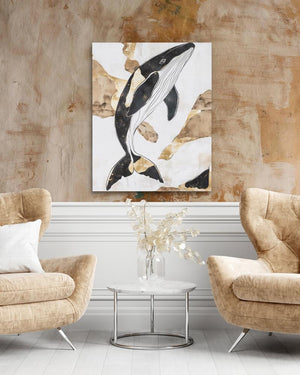 Humpback Whale Splash - Luxury Wall Art