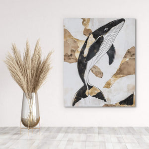 Humpback Whale Splash - Luxury Wall Art