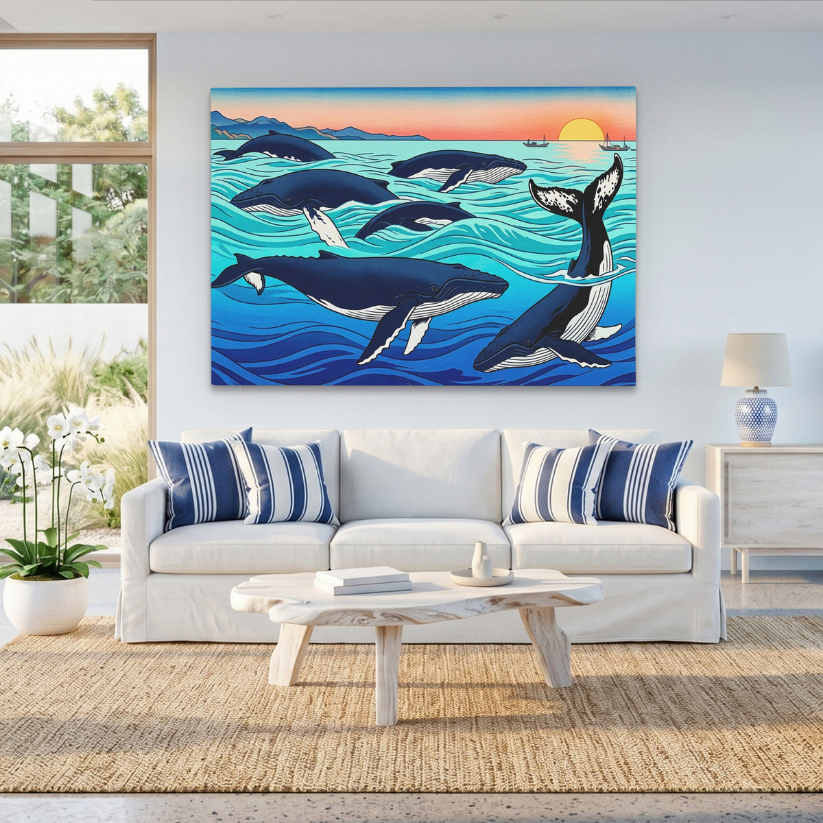 Humpback Whales Sunset — Humpback Whales Sunset Beach House Land 31