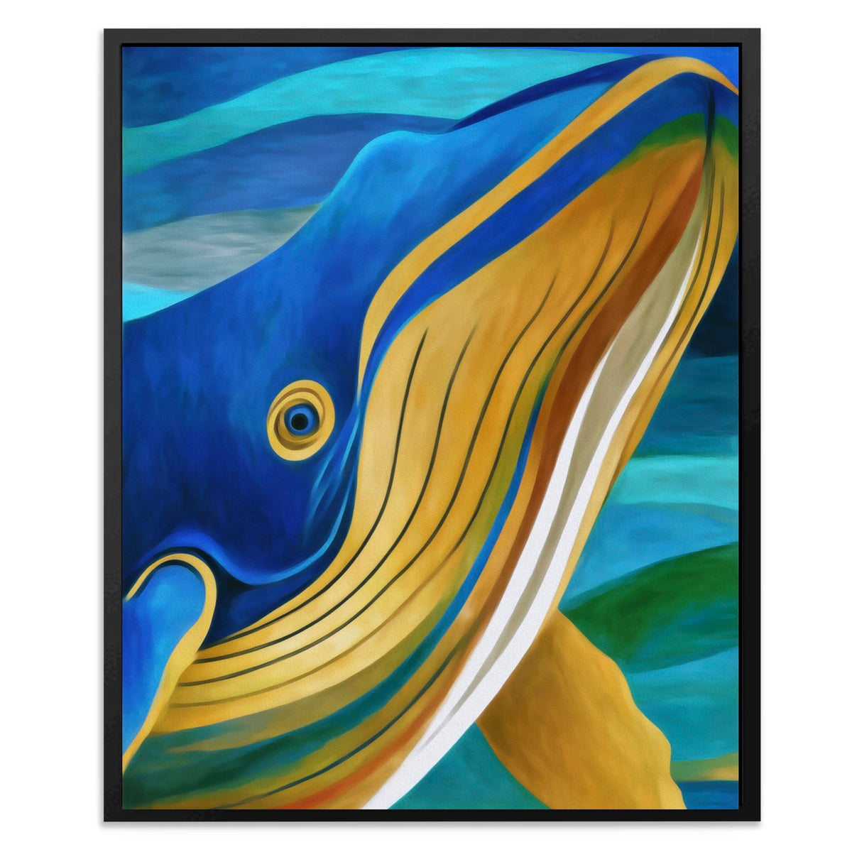 Humpback's Golden Grace - Luxury Wall Art