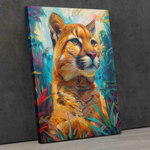 Hunting Cougar - Luxury Wall Art