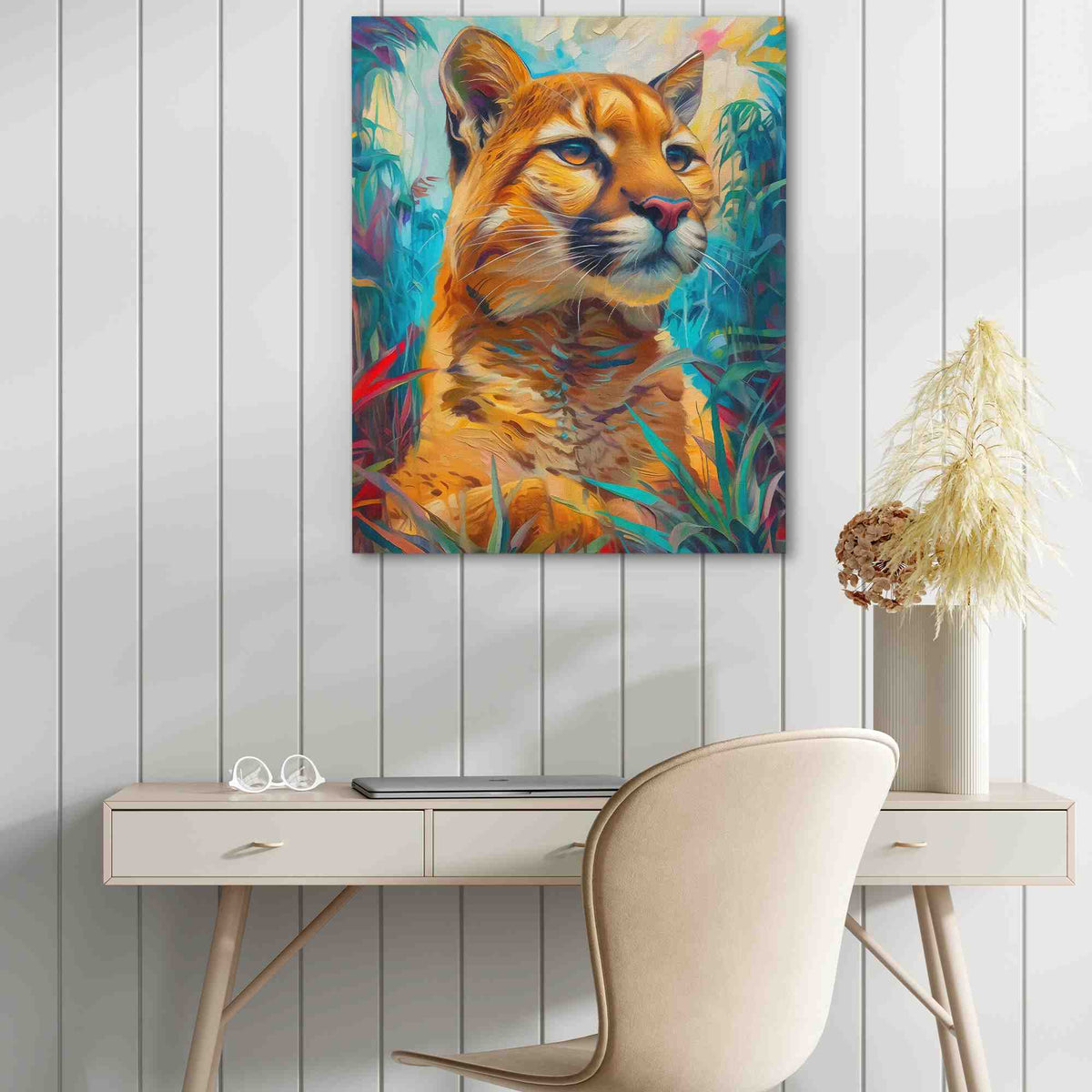Hunting Cougar - Luxury Wall Art
