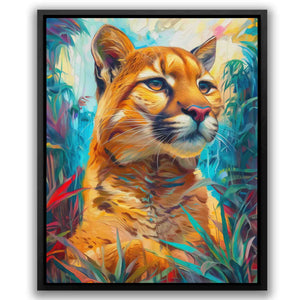 Hunting Cougar - Luxury Wall Art