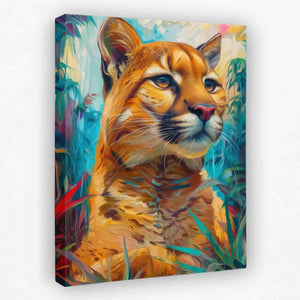 Hunting Cougar - Luxury Wall Art