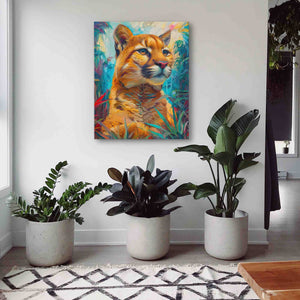 Hunting Cougar - Luxury Wall Art