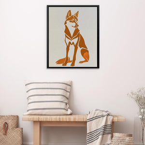 Husky Illustration - Luxury Wall Art