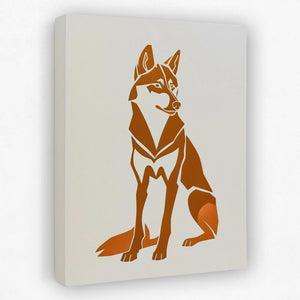 Husky Illustration - Luxury Wall Art