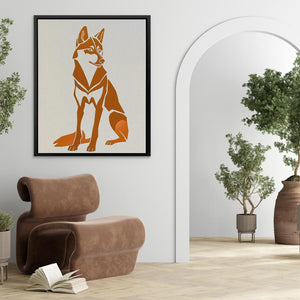 Husky Illustration - Luxury Wall Art