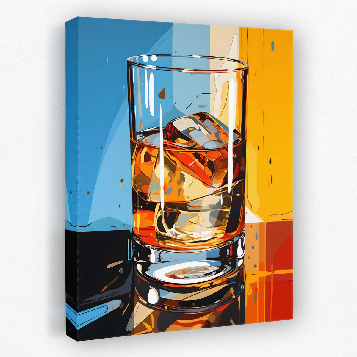 Hypnotic Harmony - Cocktail Canvas Wall Art