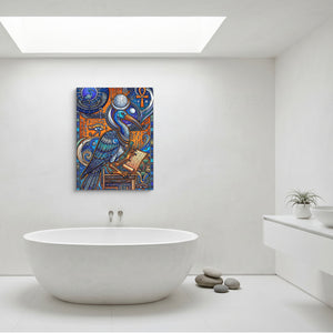 Ibis Scribe Night — ibis scribe night sq minimalist bathroom 1port flush print