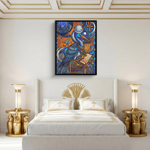 Ibis Scribe Night — ibis scribe night sq egyptian isis room 1port framed black