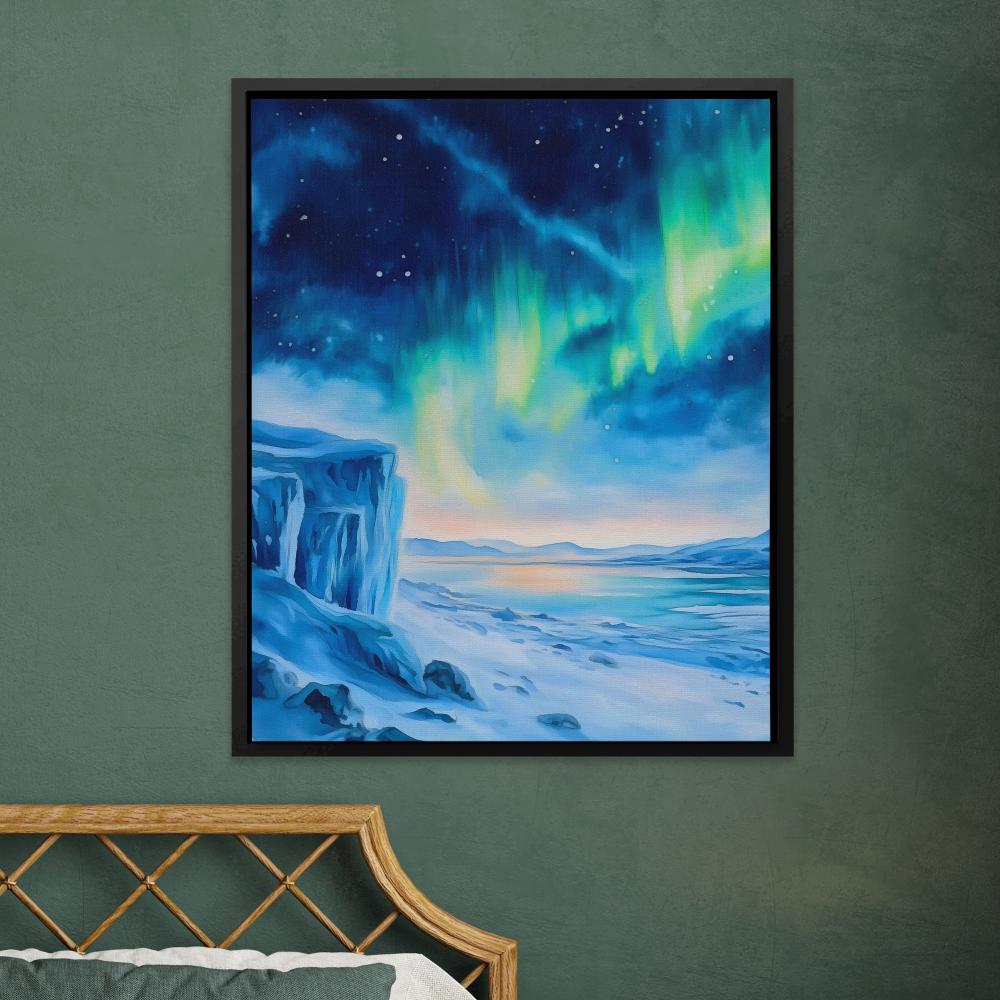 Icy Luminescence - Luxury Wall Art