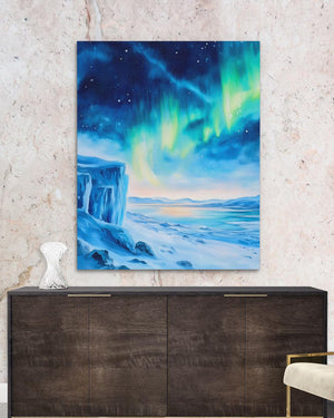Icy Luminescence - Luxury Wall Art