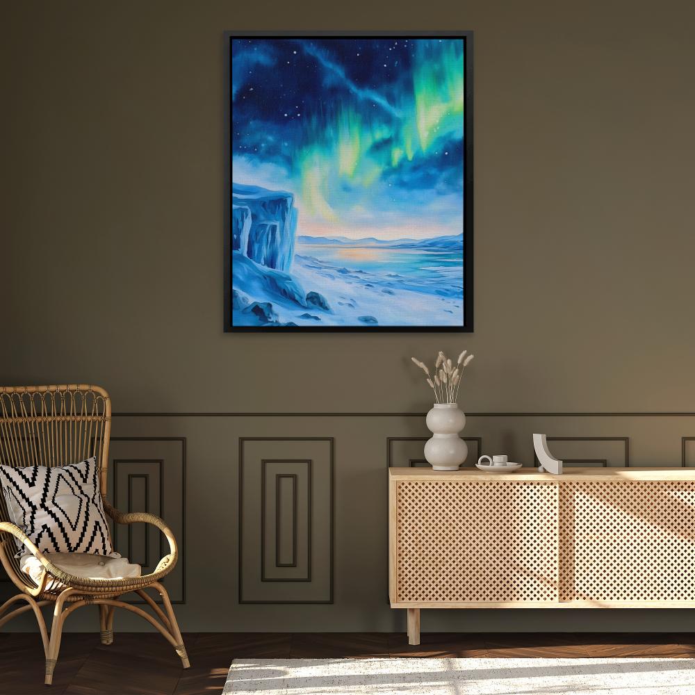 Icy Luminescence - Luxury Wall Art