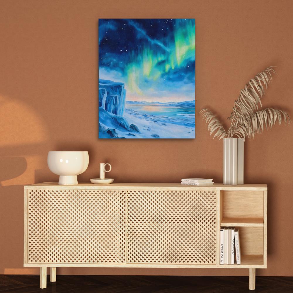 Icy Luminescence - Luxury Wall Art