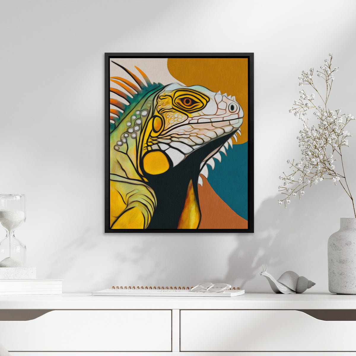 Iguana Golden Profile — Iguana Golden Profile White Snail Table 280