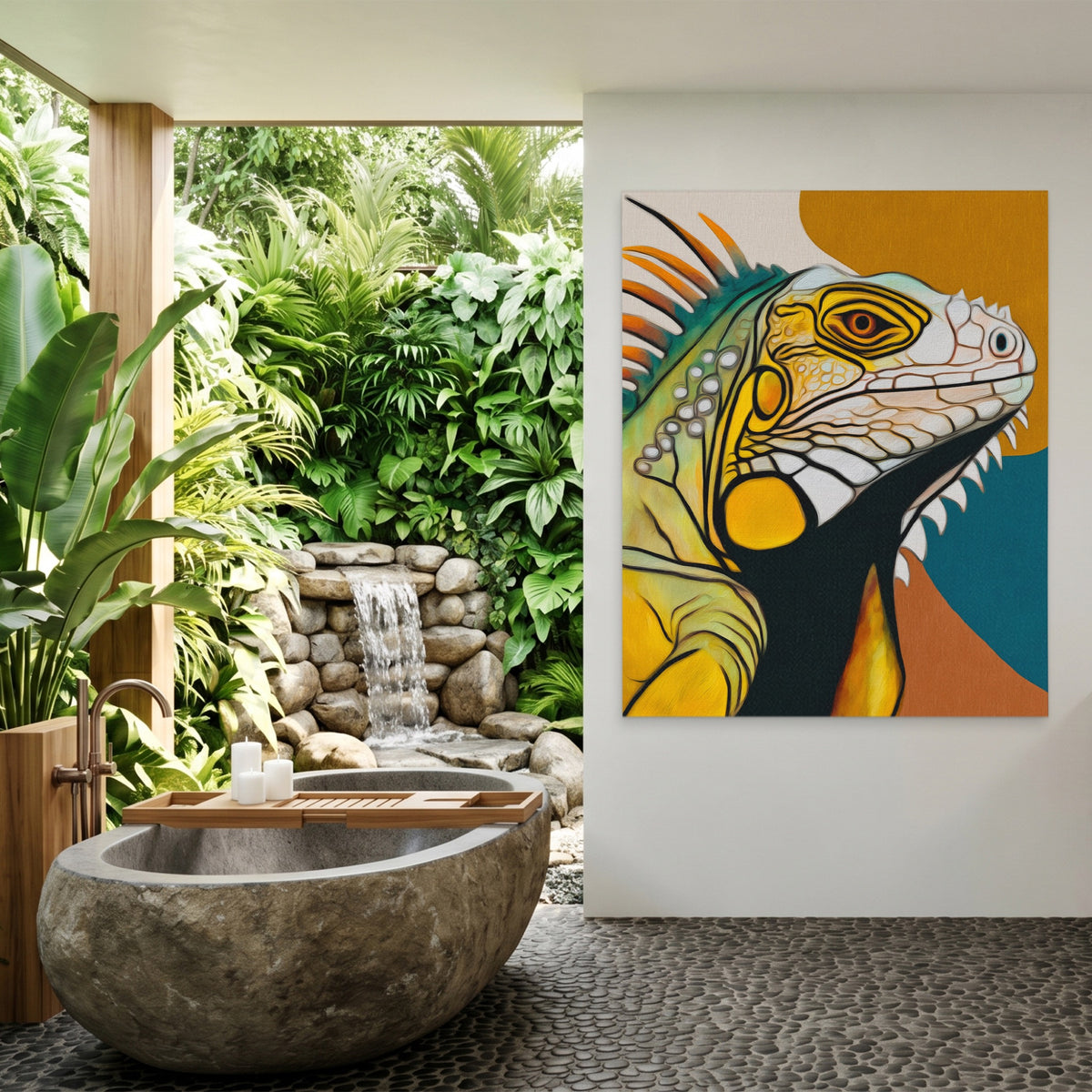 Iguana Golden Profile — Iguana Golden Profile Outdoor Bathroom Port 126