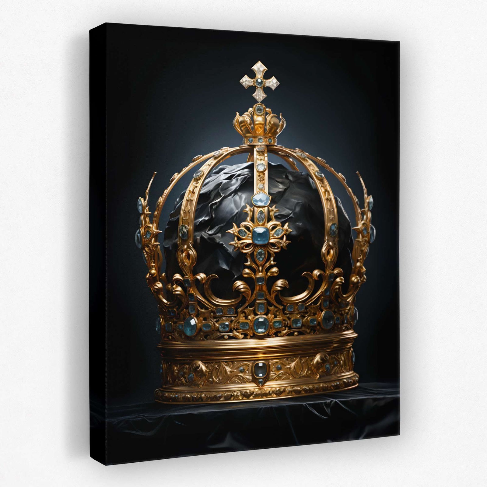 Imperial Insignia - Crown Canvas Wall Art