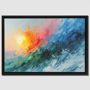 Impressionist Ocean Waves - Luxury Wall Art