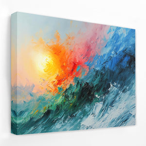 Impressionist Ocean Waves - Luxury Wall Art