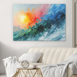 Impressionist Ocean Waves - Luxury Wall Art