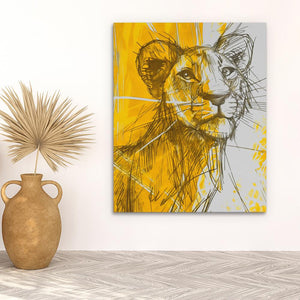 In Guardian of the Savannah - Luxury Wall Art