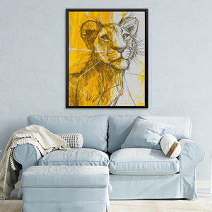 In Guardian of the Savannah - Luxury Wall Art