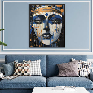 Indigo Diva - Luxury Wall Art