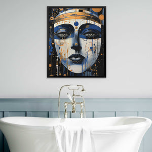 Indigo Diva - Luxury Wall Art