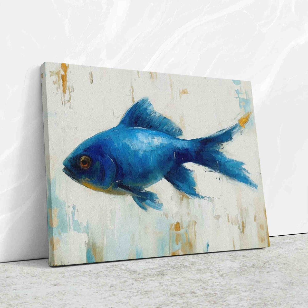 Indigo Fish - Luxury Wall Art