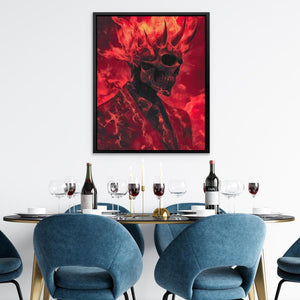 Inferno in a Suit - Luxury Wall Art