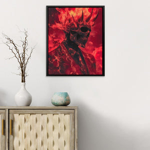 Inferno in a Suit - Luxury Wall Art