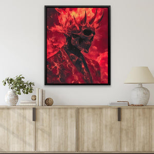 Inferno in a Suit - Luxury Wall Art