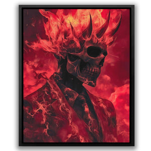 Inferno in a Suit - Luxury Wall Art